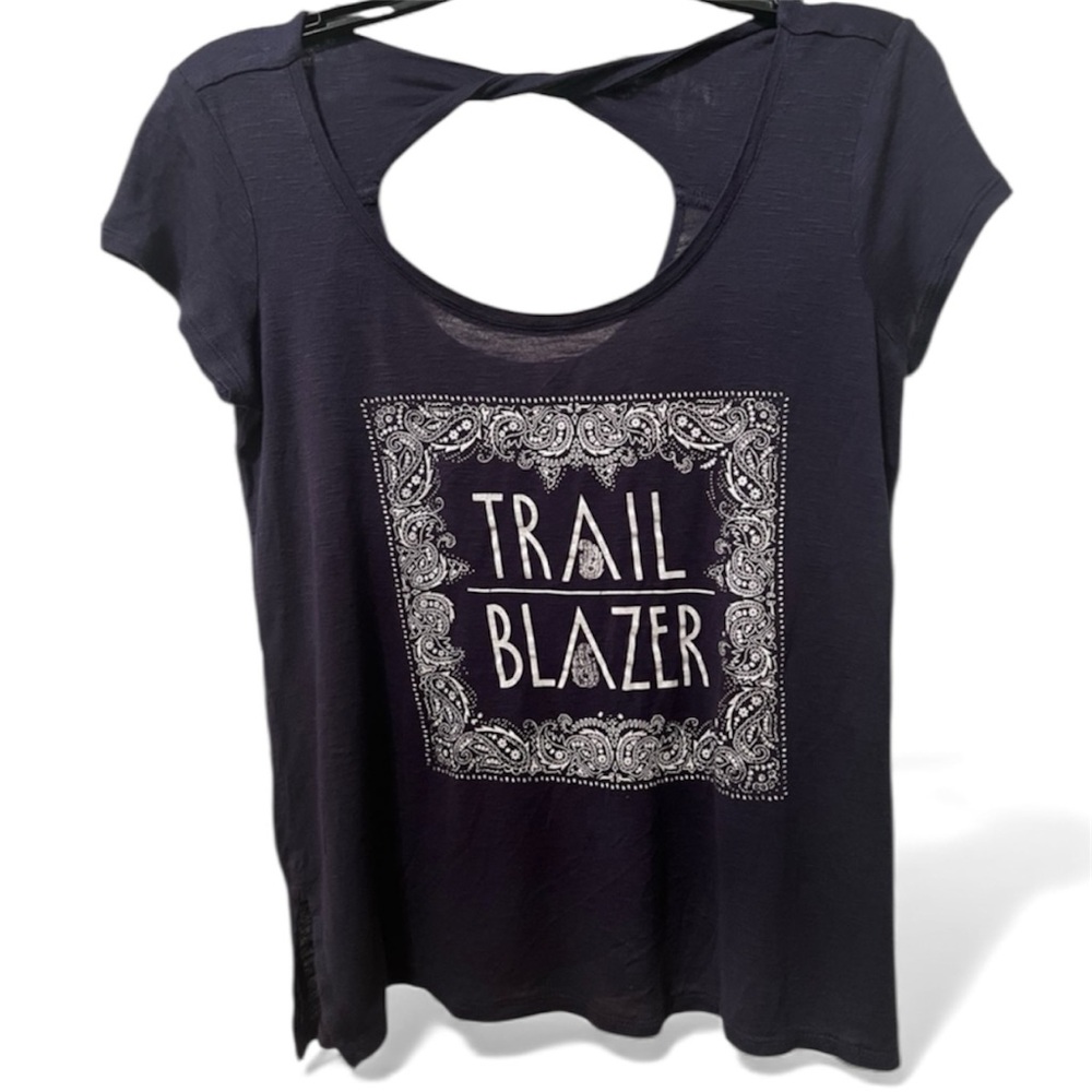 Navy Blue Jessica Simpson “Trailblazer” Top - Picture 3 of 8